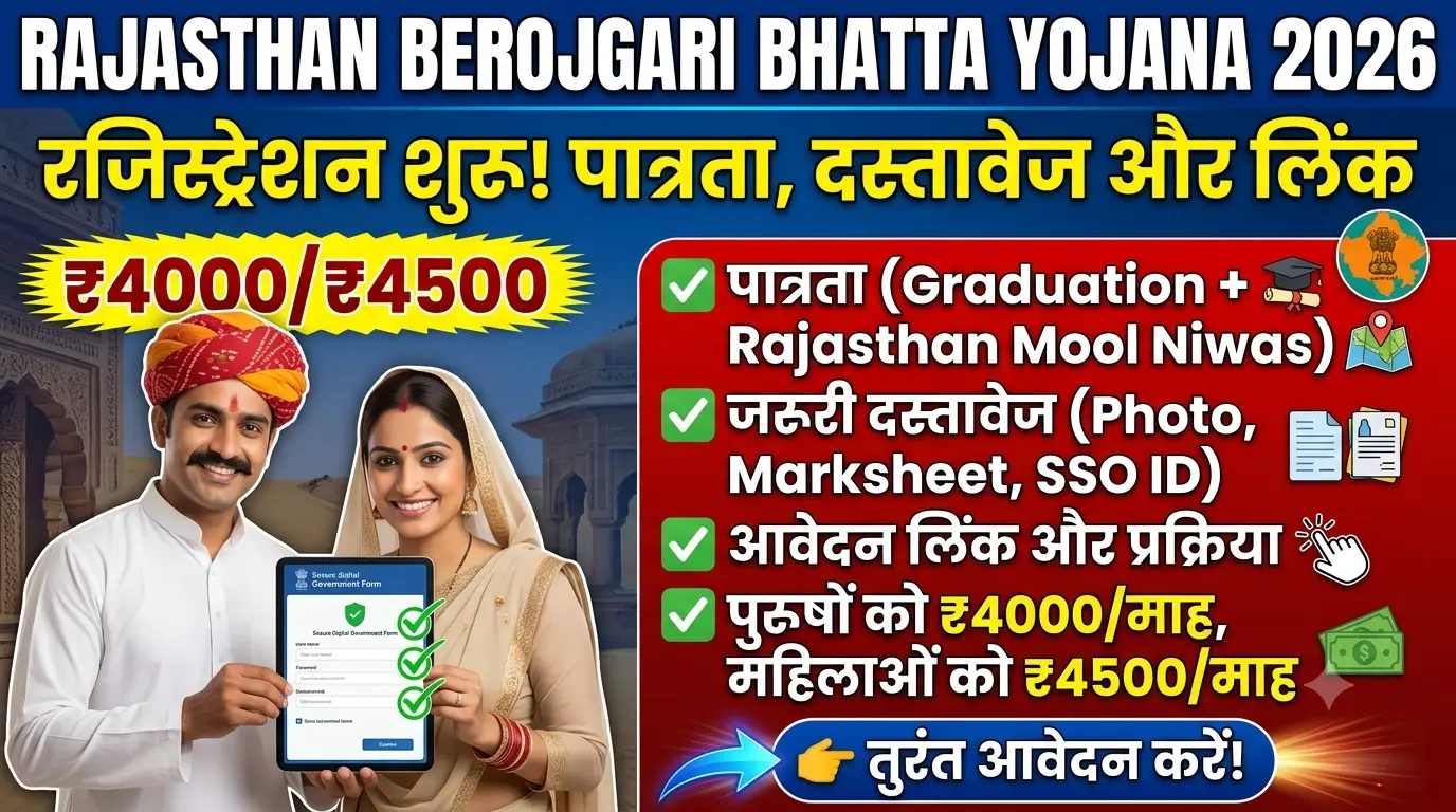 Rajasthan Berojgari Bhatta Yojana 2026